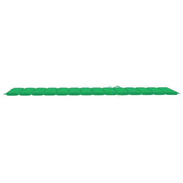 Sonnenliegen 2 Stk. mit Auflagen Massivholz Akazie