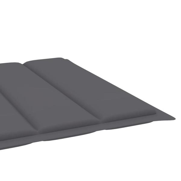 Sonnenliegen 2 Stk. mit Tisch und Auflagen Massivholz Akazie