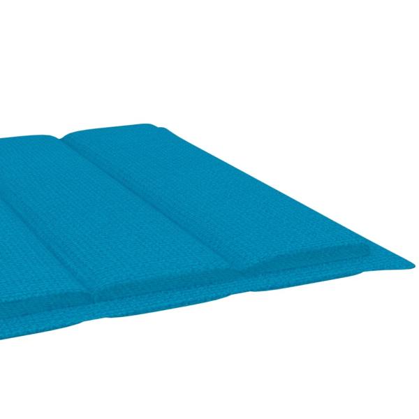 Sonnenliegen 2 Stk. mit Tisch und Auflagen Massivholz Akazie