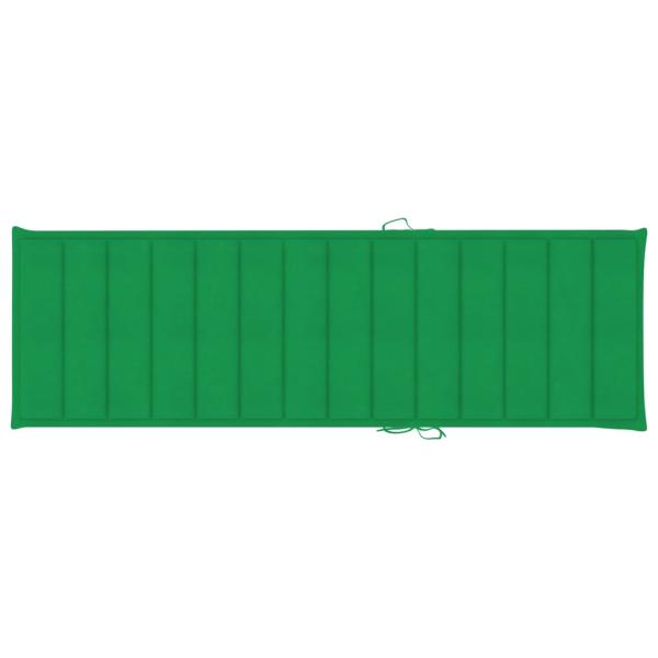 Sonnenliegen 2 Stk. mit Tisch und Auflagen Massivholz Akazie