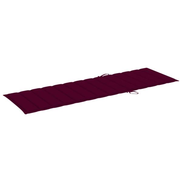 Sonnenliegen 2 Stk. mit Tisch und Auflagen Massivholz Akazie