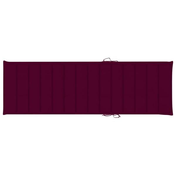 Sonnenliegen 2 Stk. mit Tisch und Auflagen Massivholz Akazie