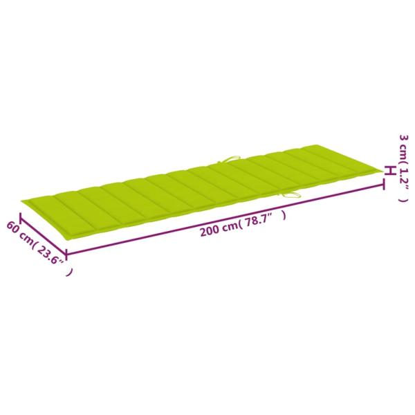 Sonnenliegen 2 Stk. mit Tisch und Auflagen Massivholz Akazie
