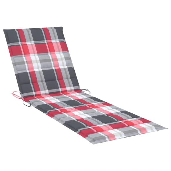 Sonnenliegen 2 Stk. mit Tisch und Auflagen Massivholz Akazie