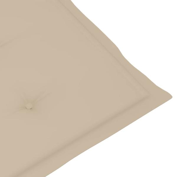 Verstellbare Gartenstühle mit Auflagen 8 Stk. Grau Akazienholz