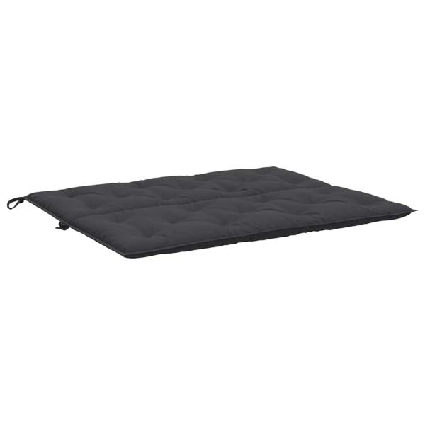 Gartenbank-Auflage Schwarz 120x(50+50)x7 cm Oxford-Gewebe