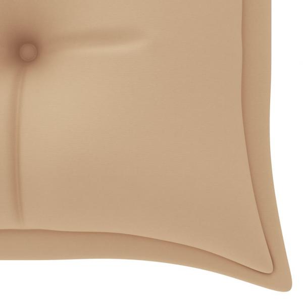 Gartenbank-Auflagen 2 Stk. Beige 150x50x7 cm Oxford-Gewebe