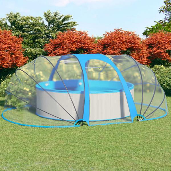 ARDEBO.de - Pool-Kuppel Oval 530x410x205 cm