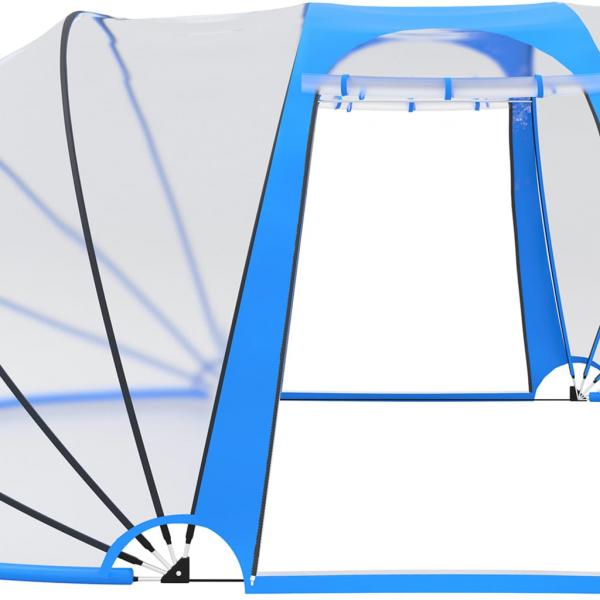 Pool-Kuppel Oval 530x410x205 cm