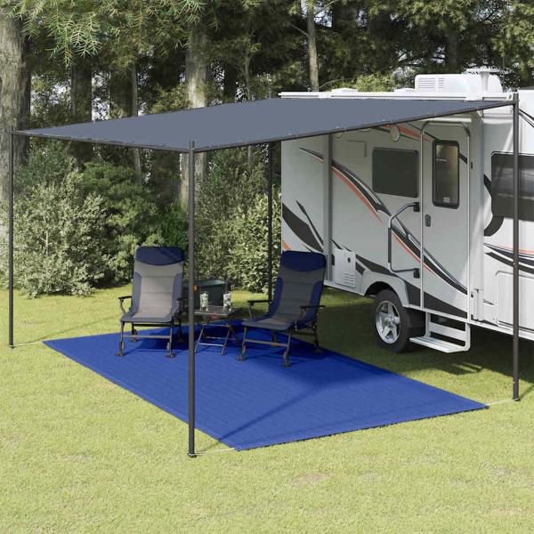 ARDEBO.de - Zeltteppich 250x350 cm Blau