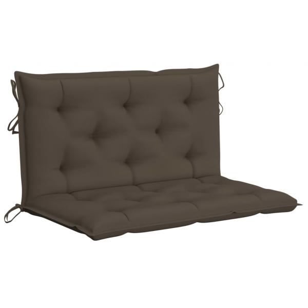 Gartenbank-Auflagen 2 Stk. Taupe 100x50x7 cm Oxford-Gewebe