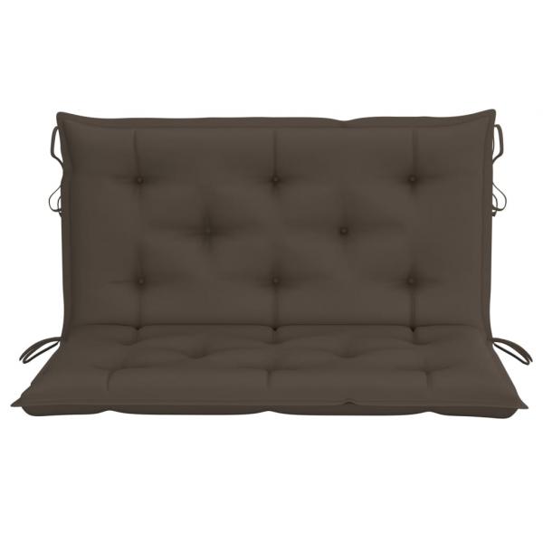 Gartenbank-Auflagen 2 Stk. Taupe 100x50x7 cm Oxford-Gewebe