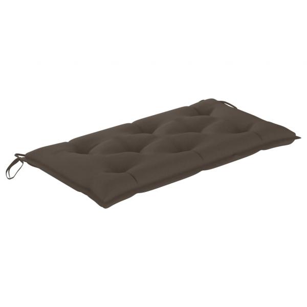 Gartenbank-Auflagen 2 Stk. Taupe 100x50x7 cm Oxford-Gewebe