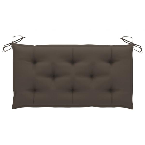 Gartenbank-Auflagen 2 Stk. Taupe 100x50x7 cm Oxford-Gewebe