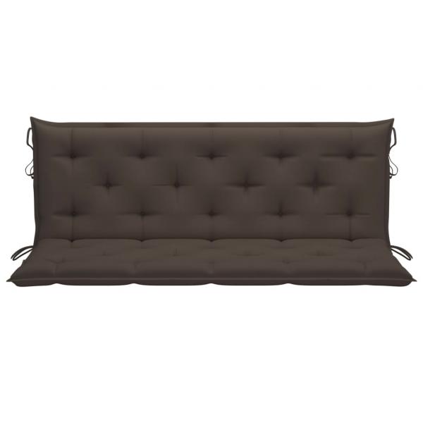 Gartenbank-Auflagen 2 Stk. Taupe 150x50x7 cm Oxford-Gewebe