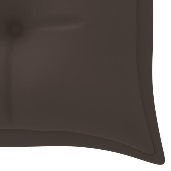 Gartenbank-Auflagen 2 Stk. Taupe 150x50x7 cm Oxford-Gewebe