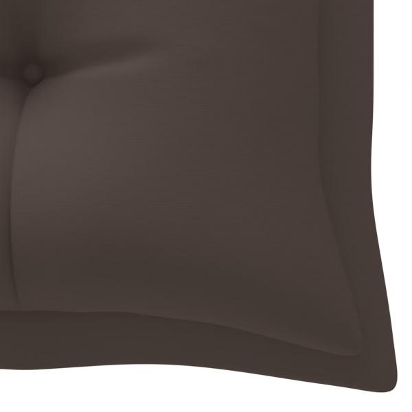 Gartenbank-Auflagen 2 Stk. Taupe 180x50x7 cm Oxford-Gewebe