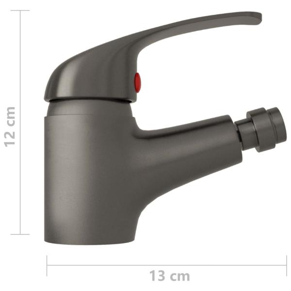 Badezimmer Bidet Mischbatterie Grau 13x12 cm