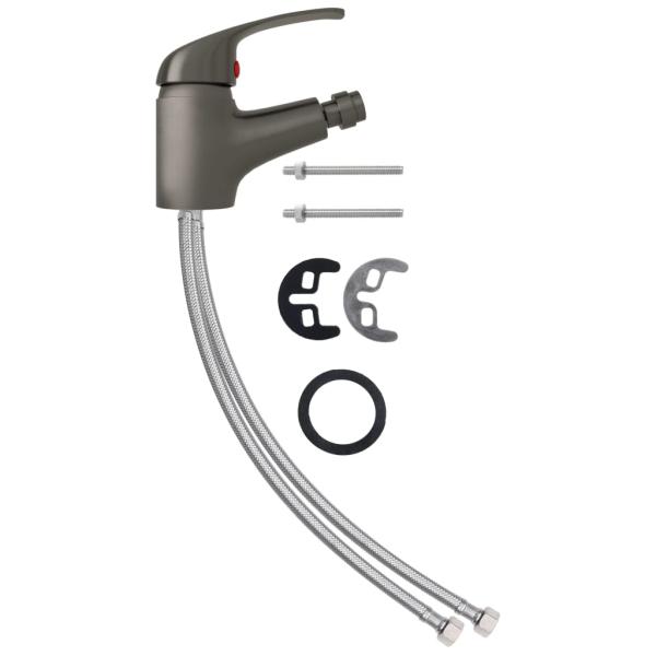 Badezimmer Bidet Mischbatterie Grau 13x12 cm