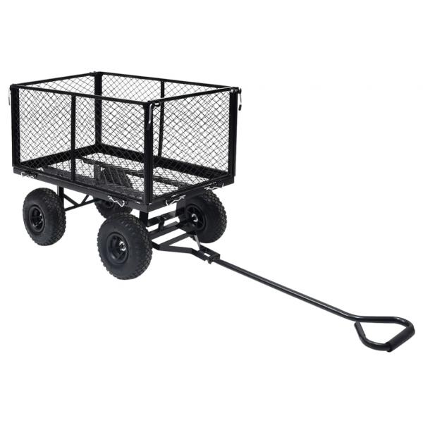 ARDEBO.de - Gartenwagen Schwarz 350 kg