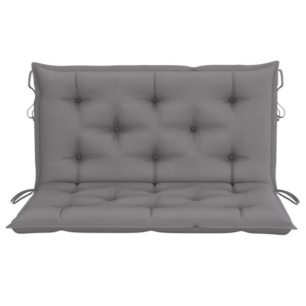 Gartenbank-Auflagen 2 Stk. Grau 100x50x7 cm Oxford-Gewebe