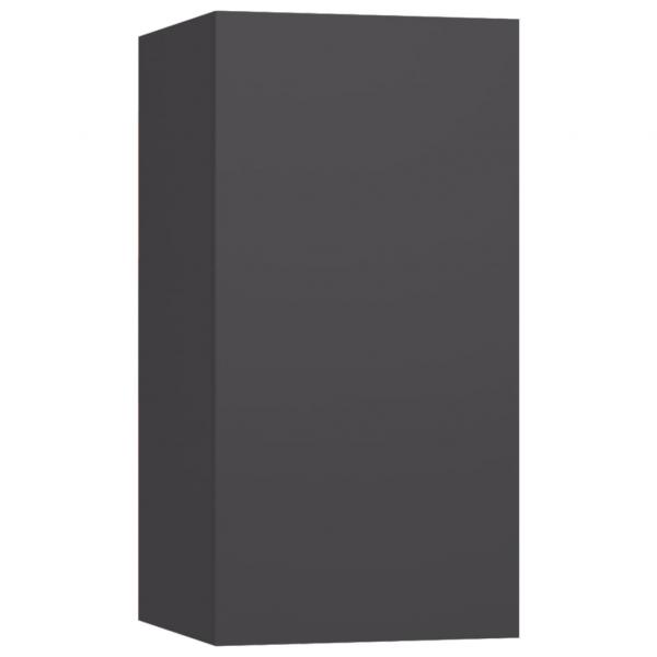 TV-Schränke 2 Stk. Grau 30,5x30x60 cm Holzwerkstoff