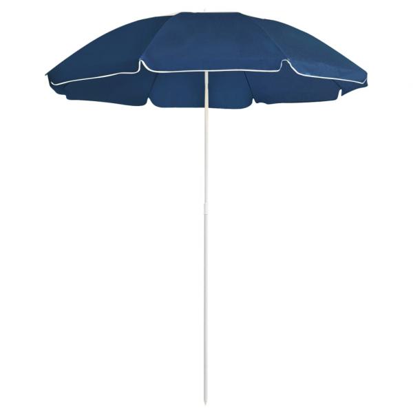 ARDEBO.de - Sonnenschirm mit Stahlmast Blau 180 cm