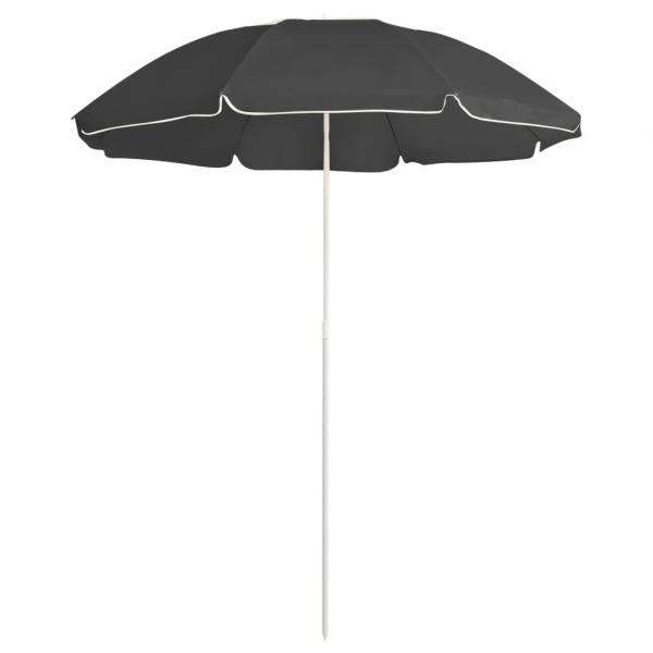 ARDEBO.de - Sonnenschirm mit Stahlmast Anthrazit 180 cm