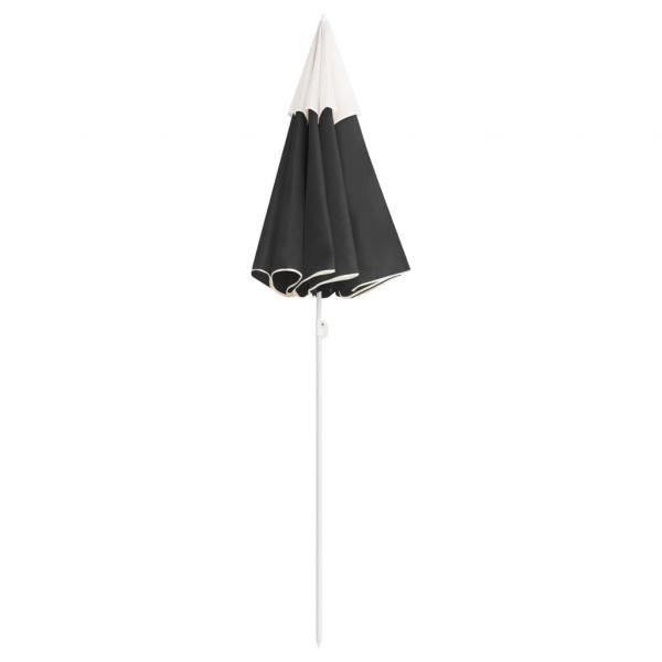 Sonnenschirm mit Stahlmast Anthrazit 180 cm