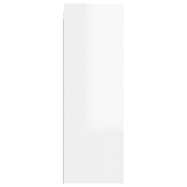 TV-Schrank Hochglanz-Weiß 30,5x30x90 cm Holzwerkstoff