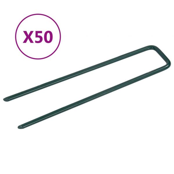 ARDEBO.de - Nägel für Kunstrasen 50 Stk. U-Form Eisen  