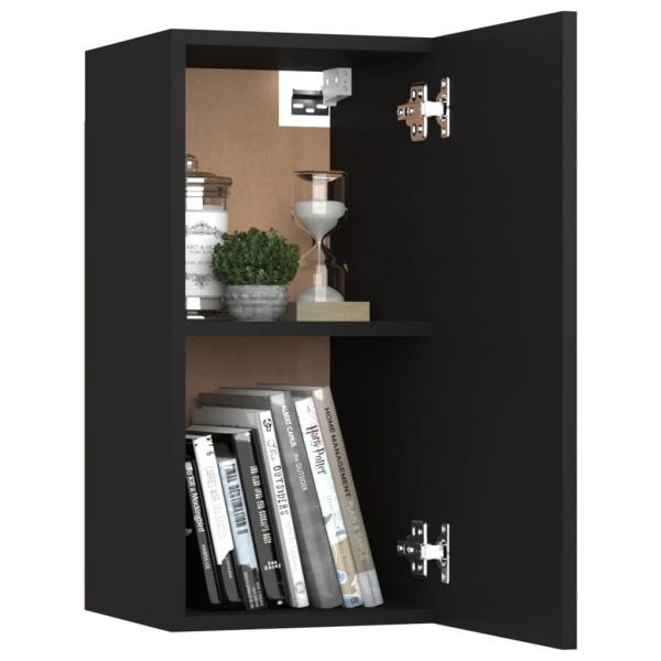 ARDEBO.de - TV-Schrank Schwarz 30,5x30x60 cm Holzwerkstoff