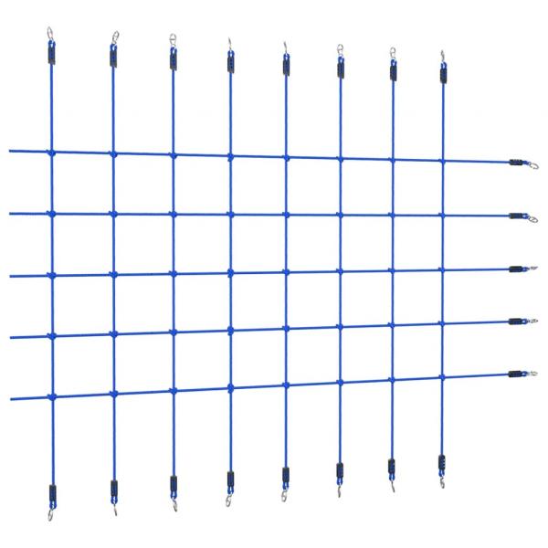 ARDEBO.de - Kletternetz 200x150 cm Blau
