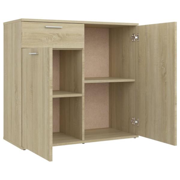Sideboard Sonoma-Eiche 80x36x75 cm Holzwerkstoff
