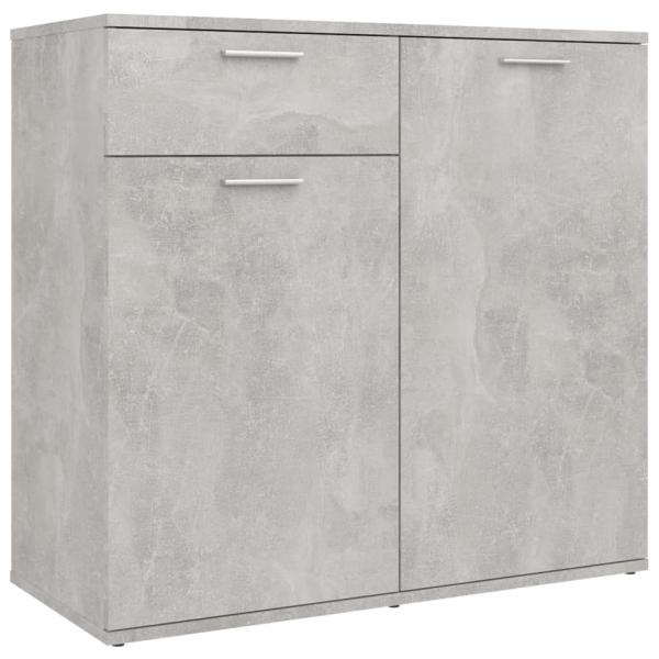 Sideboard Betongrau 80x36x75 cm Holzwerkstoff