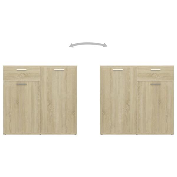 Sideboard Sonoma-Eiche 160x36x75 cm Holzwerkstoff