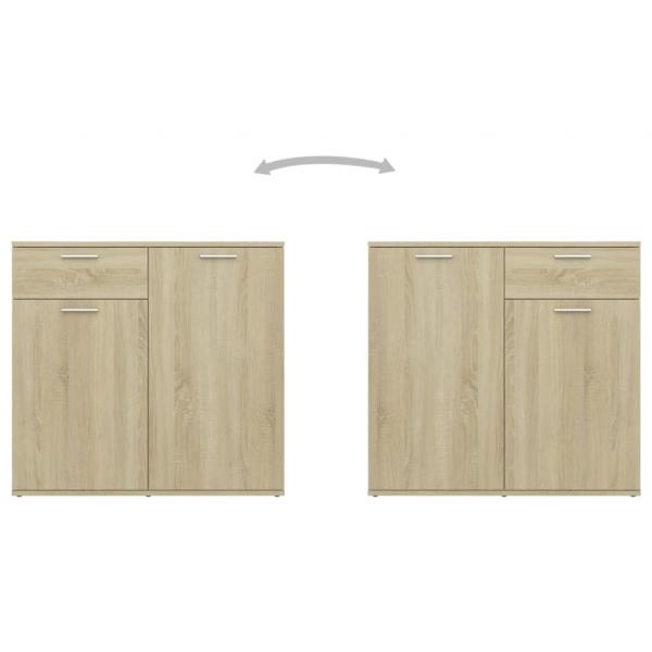 Sideboard Sonoma-Eiche 160x36x75 cm Holzwerkstoff