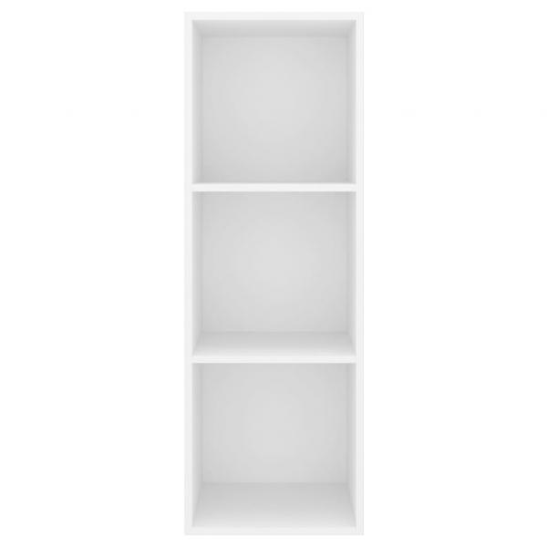 TV-Wandschrank Weiß 37x37x107 cm Holzwerkstoff