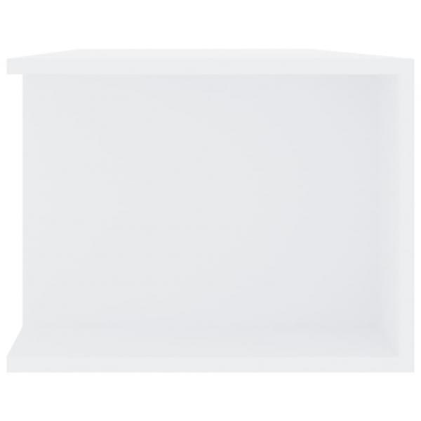 TV-Schrank mit LED-Leuchten Weiß 135x39x30 cm