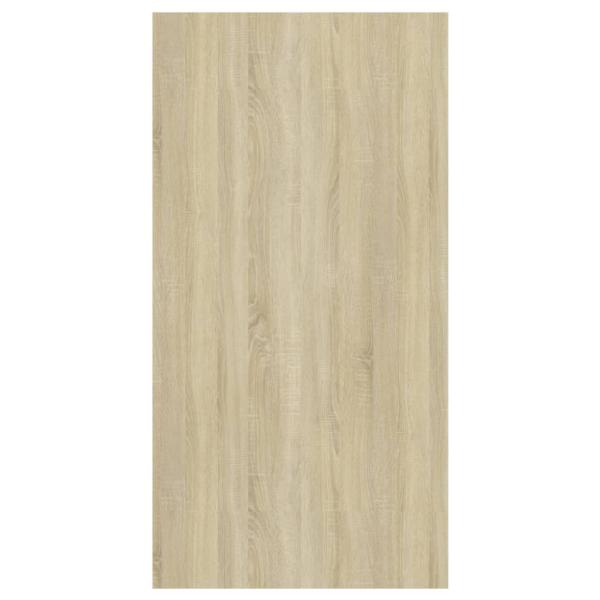 TV-Wandschrank Sonoma-Eiche und Weiß 37x37x72 cm Holzwerkstoff