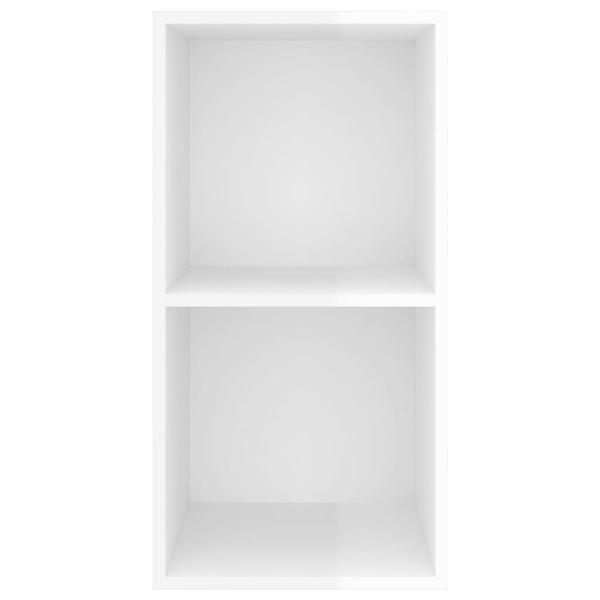 TV-Wandschrank Hochglanz-Weiß 37x37x72 cm Holzwerkstoff