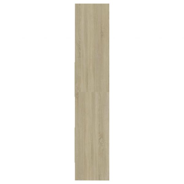 Bücherregal Sonoma-Eiche 60x35x180 cm Holzwerkstoff