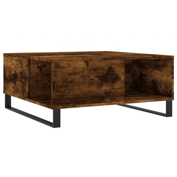 Couchtisch Räuchereiche 80x80x36,5 cm Holzwerkstoff