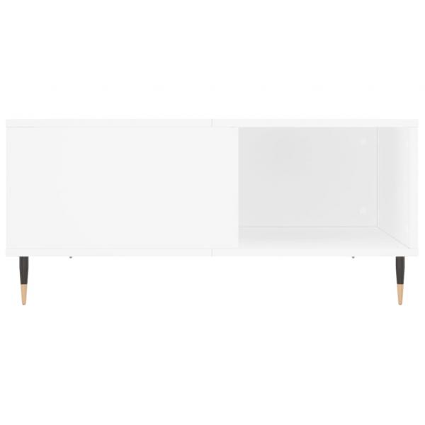 Couchtisch Weiß 80x80x36,5 cm Holzwerkstoff