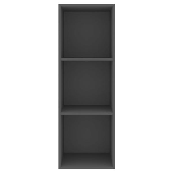 TV-Wandschrank Grau 37x37x107 cm Holzwerkstoff