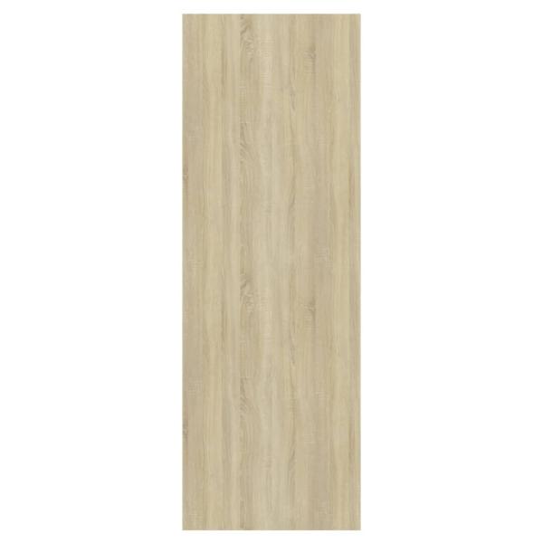 TV-Wandschrank Sonoma-Eiche und Weiß 37x37x107 cm Holzwerkstoff