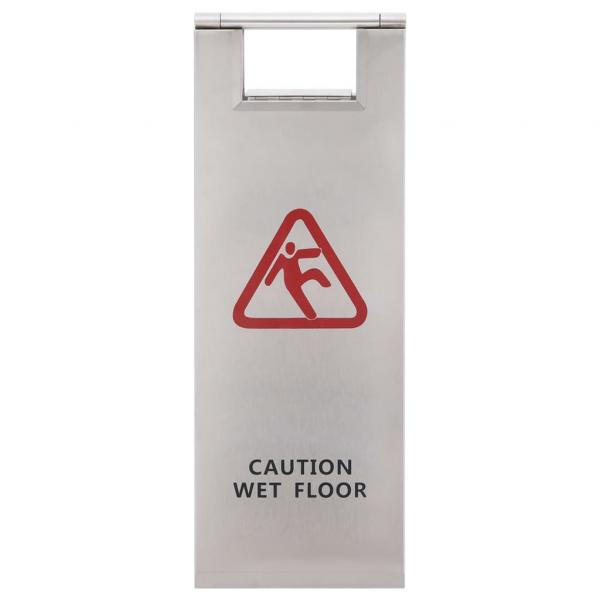 Warnschild Klappbar Achtung Rutschgefahr Edelstahl