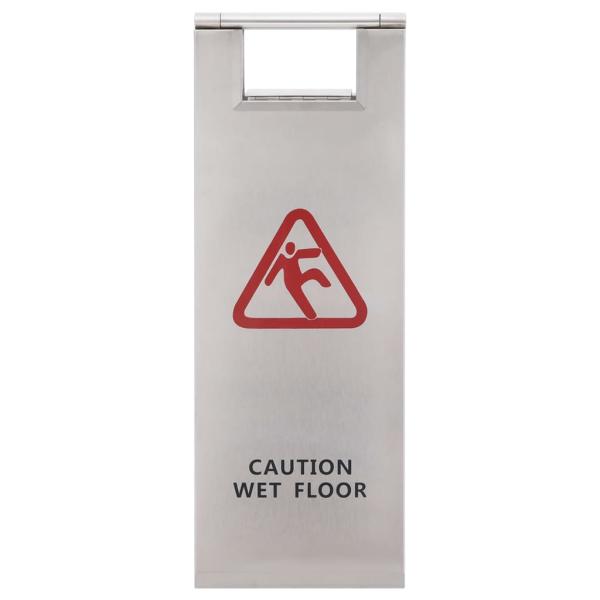 Warnschild Klappbar Achtung Rutschgefahr Edelstahl