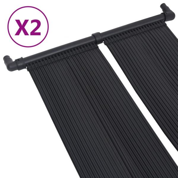 Solar-Panel Poolheizung 2 Stk. 80x310 cm