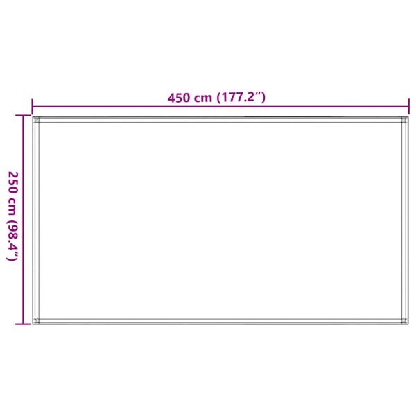 Zeltteppich 250x450 cm Blau